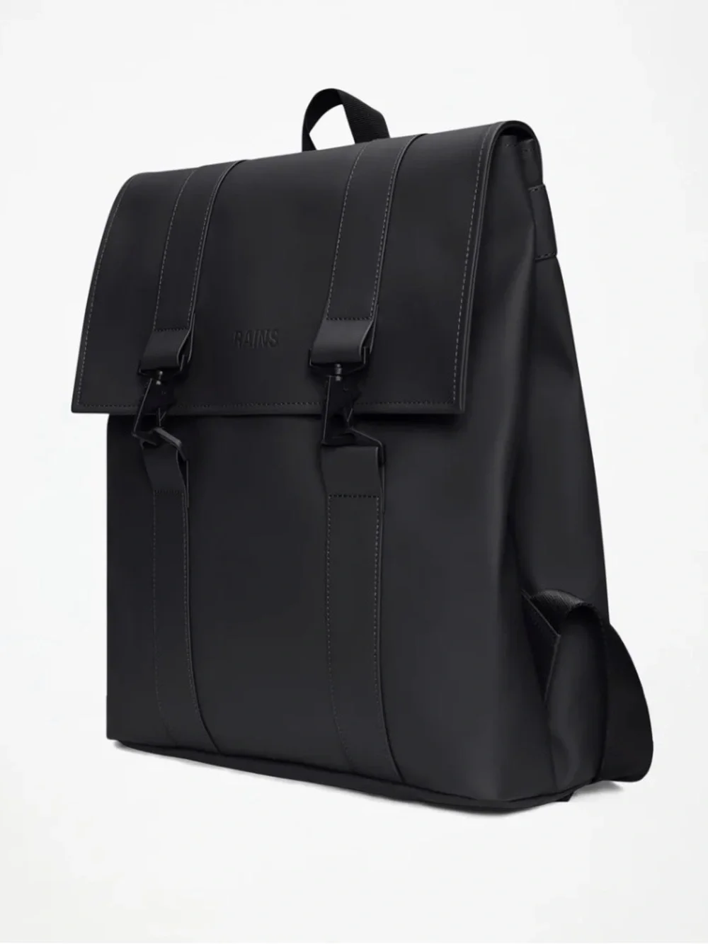 buckle msn bag rains Waterproof Backpack Sportique Rains Black Minimalist MSN Bag